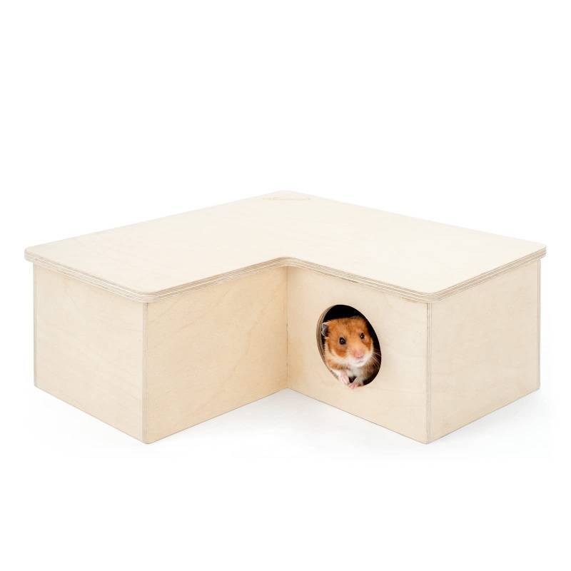 lot 50712 image: Niteangel Multi-Chamber Hamster House Maze - Multi-Room Hideouts & Tunnel Exploring Toys for Hamster Gerbils Mice Lemmings (3-Room Large) - Retail $36