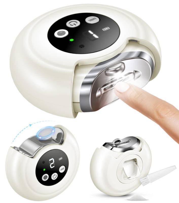 lot 41408 image: New Electric Nail Clippers, Finger Nail File, 3-Speeds, Polish Automatic Nail Trimmer with Nail Chip Storage & Night Light, Rechargeable Safety Cutter for Women, Men, Baby, Seniors,Elderly 2026