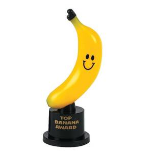 lot 33440 image: Fun Express Top Banana Award Trophy - Retail $8
