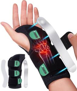 lot 41556 image: Oyakin Wrist Brace for Carpal Tunnel Night Support, Adjustable Wrist Splint for Tendonitis, Arthritis, Sprains, Wrist Pain Relief, Comfortable Hand Brace for Men and Women Right Left Hand - Retail $16