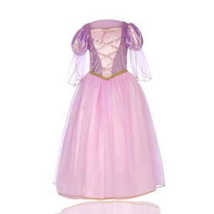 lot 58051 image: SPUNICOS Toddlers Girls Deluxe Rapunzel Princess Dress Up Costume without Accessories 5-6years - Retail $23