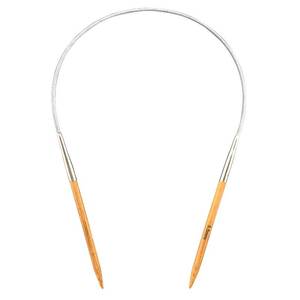 lot 58064 image: Mdoker Bamboo Circular Knitting Needle Size 4 24 Inch Circular Knitting Needles for Handmade Knitting DIY and Any Weaven Yarn Projects(US Size 4,3.5mm) - Retail $8