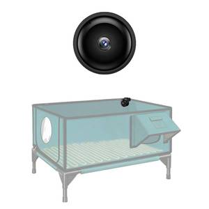 lot 58065 image: Lisviva Mini WiFi Camera for Heated Cat House, 1080P HD, Night Vision, Motion Detection, 130°Ultra-Wide Angle, Local & Cloud Storage(SD Card Not Included), Remote Monitoring Anytime(Plug-in Use Only) - Retail $20