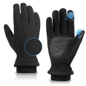 lot 58080 image: OZERO Womens Gloves With Touchscreen Fingers,Winter Warm Thermal Polar Fleece Gloves For Women In Cold Weather Driving Running Texting - Retail $15