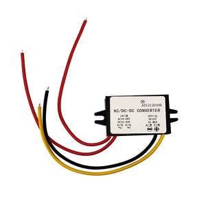 lot 58102 image: 12V Ac to Dc Converter, Step Down Power Supply Car Voltage Regulator AC 10-28V to DC 12V Buck Converter for Car Waterproof Step Down Module (12V 3A) - Retail $11