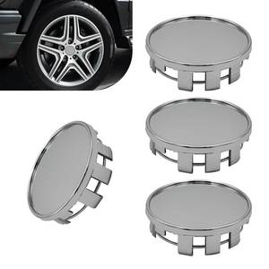 lot 58117 image: Dogary 4 PCS Car Wheel Hub Center Cap, Snap-in Tight Fit Wheel Center Hub Cap Cover, Scratch-Resistant Waterproof Rim Exterior Accessories, Universal for Most Vehicles, Trucks, SUVs (Silver) - Retail $9
