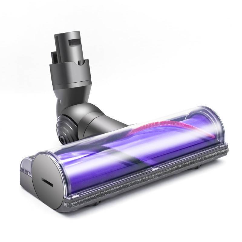 lot 44783 image: Ilovelife Quick-Release Motorhead Cleaner for Dyson V6 DC58 DC59 DC62 DC72 DC74 Vacuums Animal Absolute Models Cleaner Head Replacement Part Electric Head for Hardwood Floor Carpets SV04 SV06 SV09 PRE OWNED - Retail $48