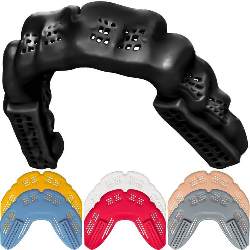 lot 58781 image: Bulletproof MMA Boxing Mouth Guard is 3X Stronger Fighting Mouthguard Martial Arts Mouthpiece Karate Muay Thai Taekwondo Sparing Wrestling BJJ Jiu Jitsu Mouth Piece Men Women Adult Youth - Retail $25