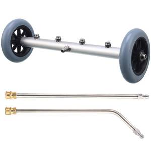 lot 22699 image: RIDGE WASHER Pressure Washer Undercarriage Cleaner, 16 Inch Undercarriage Washer, Pressure Washer Under Car Cleaner with Straight Extension Wand, 4000 PSI - Retail $36