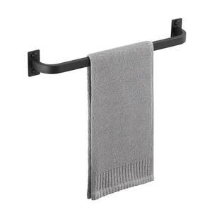 lot 45736 image: Mooche Bathroom Towel Bar, 16 inch Towel Racks for Bathroom Wall Mounted, SUS304 Stainless Steel Heavy Duty Towel Holder Bathroom Accessories Modern Home Decor, Matte Black Finished - Retail $17