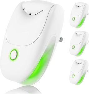 lot 45747 image: Plug in Air Ionizer, 4 Pack Ion Pure 2-Speed Quiet Mini Negative Ionic Air Purifier, Portable Odor Eliminator for Home, Bedroom, Office & Kitchen, Targets Smoke, Dust Mites & Pet Smell (4pcs)