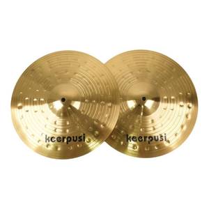 lot 45847 image: Keerpusi 14 Hi Hat Cymbals Pair drum cymbals - Retail $38