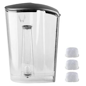 lot 45862 image: Joyparts Replacement Part Water Reservoir with Water Filter Holder and 3 Charcoal filters,Compatible with Keurig K-Elite Coffee Maker Only (Brushed Silver)