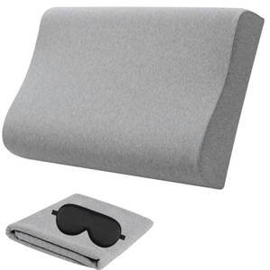 lot 61603 image: Replacement Pillow Cover for Memory Foam Neck Pillow,Soft Cotton Pillow Protector for Neck Cervical Pillow,Latex Pillow - Retail $16