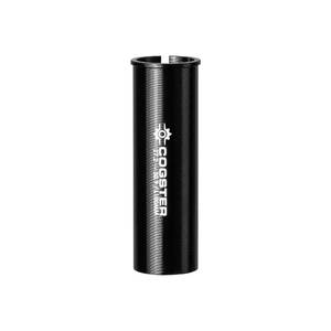 lot 61618 image: Cogster Alloy Bike Seatpost Reducer Shim, 100mm Length Aluminum Bicycle Reducing Sleeve Seat Post Tube Adapter for MTB,Mountain,City Bike,Road Bike, Adapting 27.2mm seatposts to 30.9mm seat Tubes - Retail $10