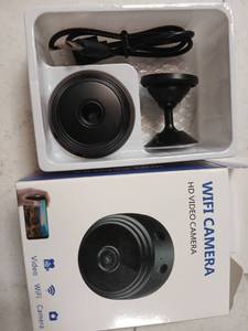 lot 61627 image: Camera with Video Cameras Home Indoor Use Cam Night Vision Motion Detection Baby Monitor Wireless Outdoor Nanny espias ocultas WiFi Security Secret (M1) - Retail $34