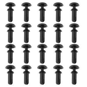 lot 61629 image: Be In Your Mind 20x Nylon Expansion Screws 6.4x12x3mm Hole Diameter 3.1mm Compatible with Surron Off-Road Vehicle Electric Vehicle Rivet Pins Black - Retail $8