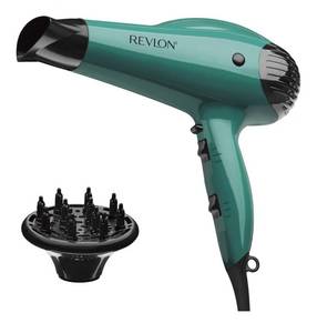 lot 9239 image: Revlon Volume Booster Hair Dryer  1875W for Voluminous Lift and Body, (Green)