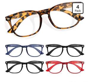 lot 9246 image: CCVOO Reading Glasses for WomenMen, Eyeglasses, Blue Light Readers for WomenMen, Computer Eye Glasses, Cheaters