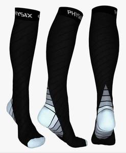 lot 9270 image: Physix Gear Compression Socks 20-30 mmHg - Men & Women - Running, Nurses, Shin Splints, Flight, Travel