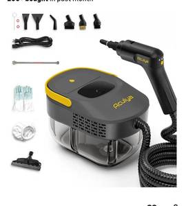lot 9300 image: Handheld Steam Cleaner for Home, 1.69QT Portable Temperature Steamer Cleaning