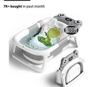 lot 9315 image: Baby Bathtub, Collapsible Newborn Bathtub for Infant