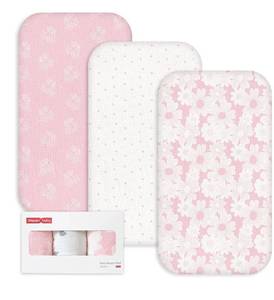 lot 9328 image: Gllquen Baby 3-Pack Muslin Cotton Bassinet Sheets