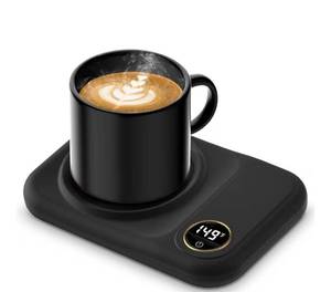 lot 9330 image: Coffee Mug Warmer, 3-Temp Settings USB Coffee Mug Warmer,