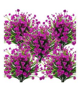 lot 9333 image: Grunyia 10 Bundles Artificial Flowers Outdoor