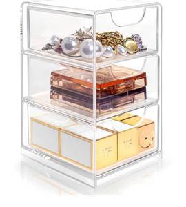 lot 9350 image: Small Desk Organizer with Drawer