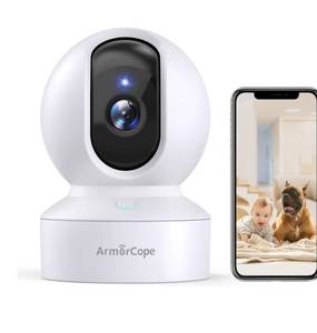 lot 9352 image: Pet Camera, 2K HD Dog Camera with Phone APP, 360° PanTilt View Puppy Cam, One Click Call for Baby Monitor