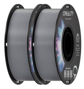 lot 9371 image: Creality PETG Filament 1.75mm, 3D Printer Filament, Excellent Toughness High Precision, Odorless Non-Toxic Moistureproof, Accuracy - 0.02mm, 2 Pack-1kg (Grey & Grey)