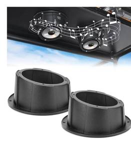 lot 9384 image: KEMIMOTO 2PCS Angled Speaker Enclosures Boxes Pods, Universal for 6.5 Speakers