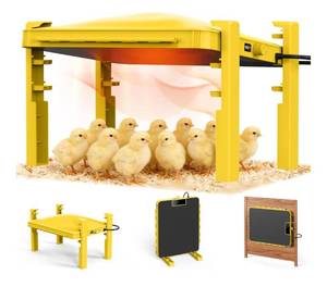 lot 9386 image: Brooder Plate for Chicks,200W Chick Heat Plate,