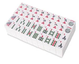 lot 9397 image: 1.2 American Mahjong Tiles, 166 American Mahjong Tiles with White Color (Tiles Only, No Dice and Other Accessories)