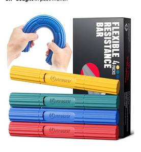 lot 9402 image: FitBeast Flex Therapy Bar, Tennis Elbow Therapy Bar