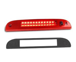 lot 9405 image: Tail Light High Mount Third 3rd Brake Taillight For GMC C1500C2500C3500K1500 K2500K3500 1988 1989 1990 Rear Stop Lamp 1pc(Red)