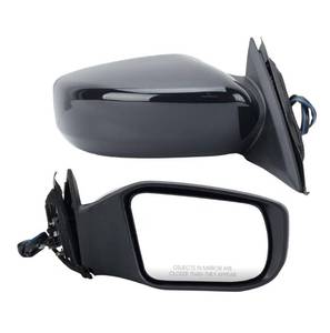 lot 9409 image: Right Passenger Black Side Mirror Compatible with Nissan Altima 2013-2018 Sedan
