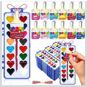 lot 9414 image: Patelai 48 Sets Valentine Watercolor Paint Set