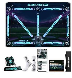 lot 9418 image: Soccer Training Mat With Technique Video Soccer Training Equipment