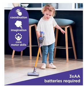 lot 9428 image: Casdon Dyson Cordless Vacuum Interactive & Officially Licensed Toy Dyson Vacuum For Children Aged 3 Realistic Role-Play Fun