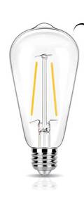 lot 9439 image: 9 Pack Dimmable 350LM LED Edison Bulbs 40 Watts Equivalent