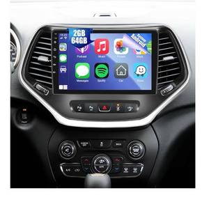 lot 9445 image: 2G64G Radio for Jeep Cherokee 2013-2018, 10 inch Android Touch Screen Cherokee Car Stereo