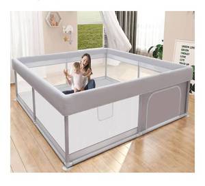 lot 9465 image: Hiaksedt Baby Playpen 50x50 Inch, Play Pens