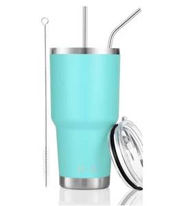 lot 9479 image: D�S 30oz Mint Tumbler Stainless Steel Double Wall Vacuum Insulated Mug