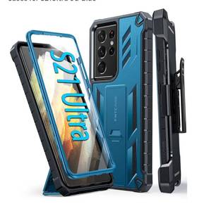 lot 9483 image: FNTCASE for Samsung Galaxy S21-Ultra Case Military Shockproof Protective Phone Cover