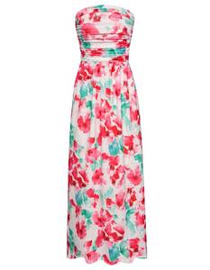lot 9515 image: GRACE KARIN Womens 2024 Summer Bohemian Floral Printed Strapless Beach Party Long Maxi Dress