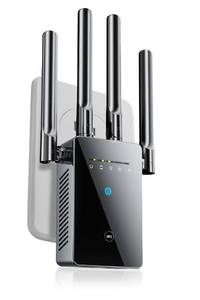 lot 6974 image: 2026 WiFi Extender Signal Booster, WiFi Booster Extender for Home, New Gen 6X Faster Internet Extender Booster, Long Range WiFi Repeater Wireless Router Amplifier, 1-Tap Easy Setup - Retail $69