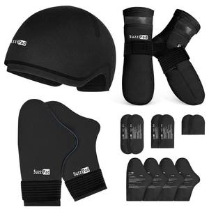 lot 6978 image: SuzziPad Ice Gloves and Socks for Chemo, Cooling Cap for Chemotherapy, Ideal for The Discomfort of Head, Hand, Feet, SM - Retail $63