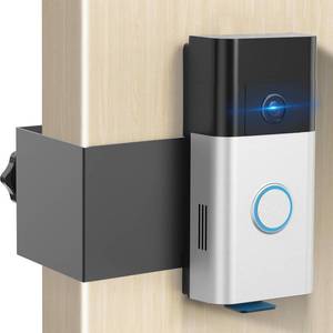 lot 6989 image: Anti-Theft Video Doorbell Mount Compatible with Ring, No-Drill Ring Camera Bracket Adjustable Easily Install Doorbell Mount for Apartment, Houses, Businesses, Not for Security Door - Retail $17